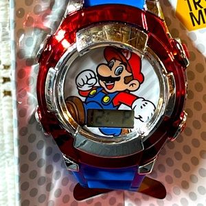 Super Mario Bros Kids Digital Watch with Flashing LCD Nintendo